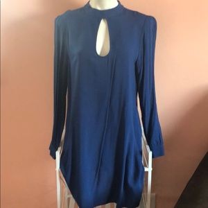 Blue Long sleeve dress